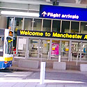 airport taxi pick up from outside manchesters very busy airport heading to sheffield